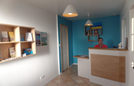 Reception desk Reception desk