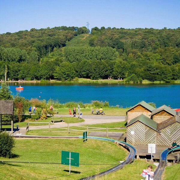 Activities centre at Lac de Caniel Activities centre at Lac de Caniel