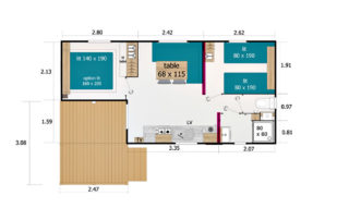 Stacaravan Alizé Stacaravan Alizé