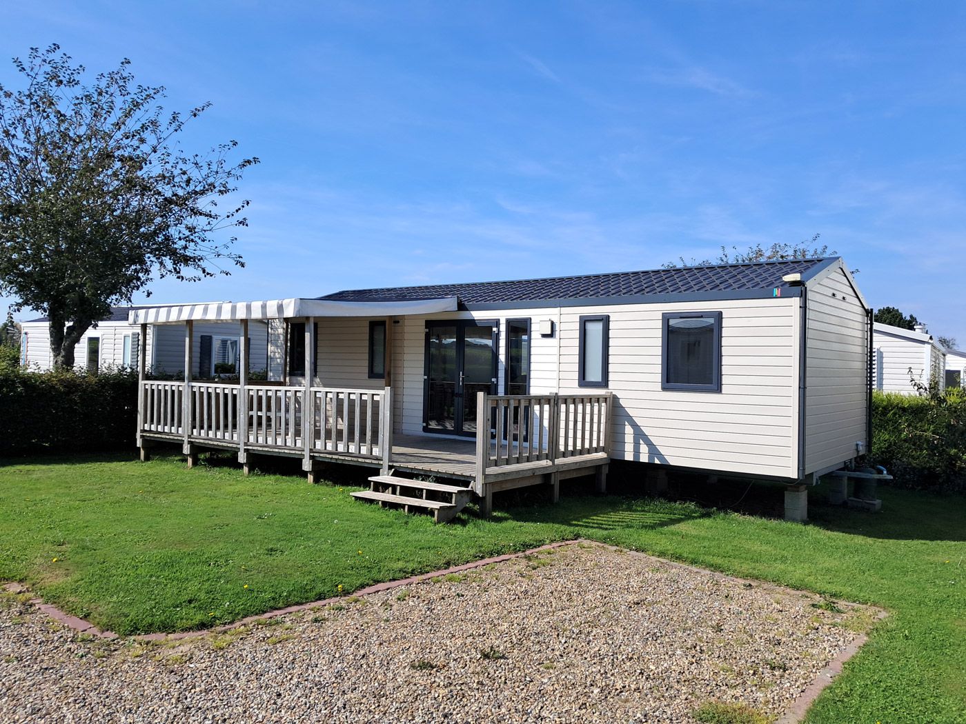 Toscane Mobile Home | 4 bedrooms – 2 shower rooms Campsite in Normandy - Alabaster Coast | 4-bedroom mobile home - 2 shower rooms